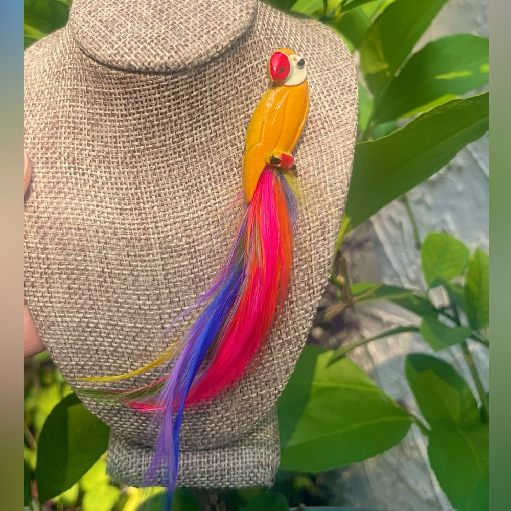 Vintage Parrot Brooch
